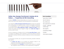 Tablet Screenshot of ma-consulting.com.fr